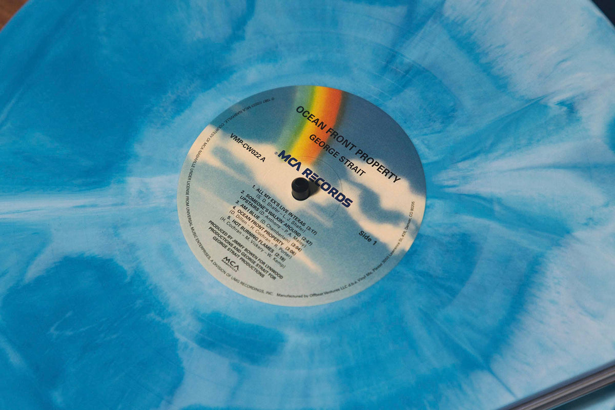 George Strait — Ocean Front Property | 1987 Country Vinyl LP