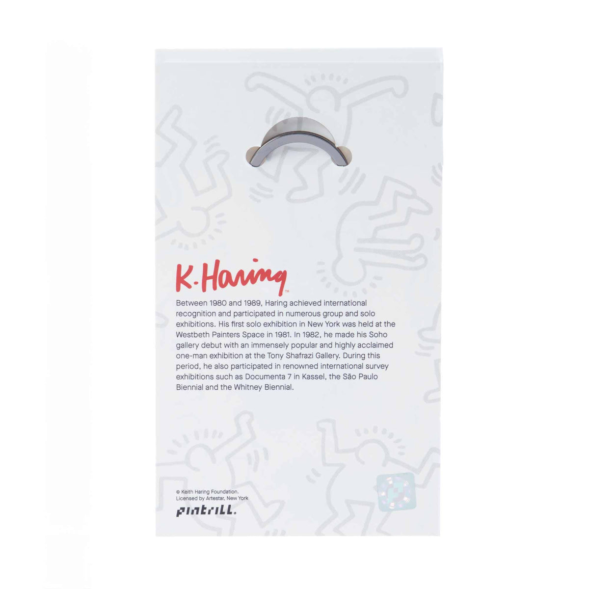 Keith Haring Heart Keyclip