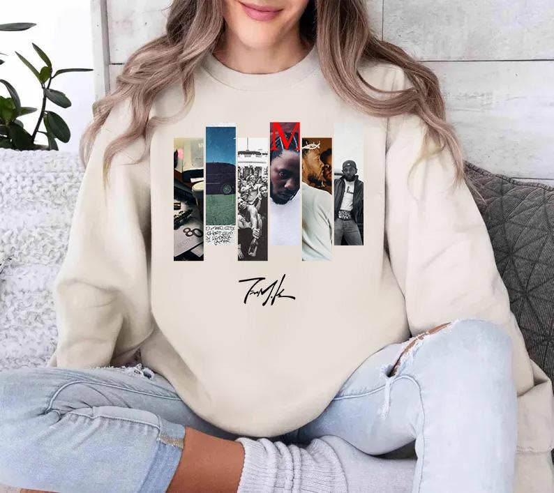 Kendrick Lamar Full Album Vintage Rap Music T-Shirt