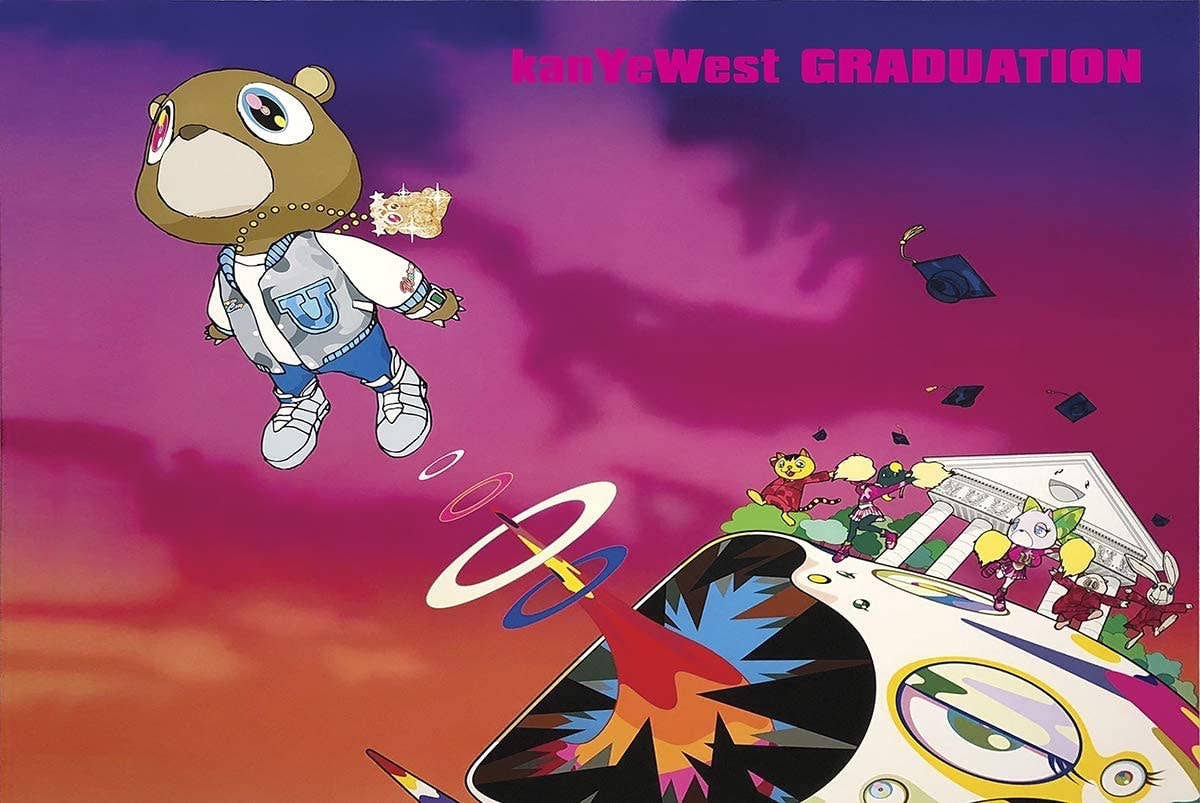KW Graduation Kanye West Rap Music Album Cover Poster