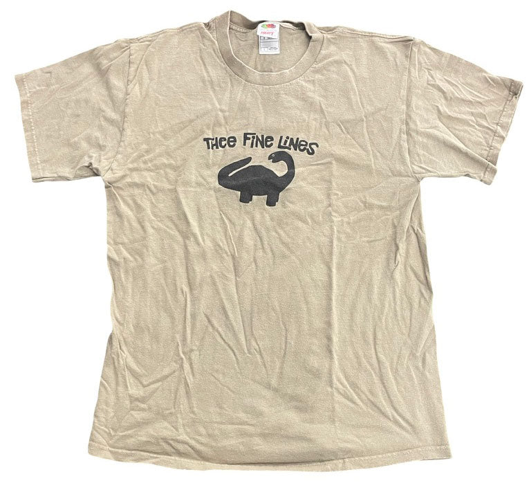 Thee Fine Lines Logo Tee L (Vintage Apparel)