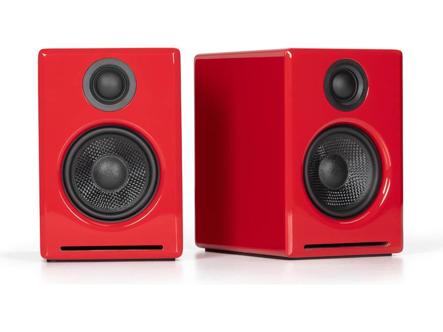 Audio Engine A2+ Wireless Bluetooth Speakers (Red)
