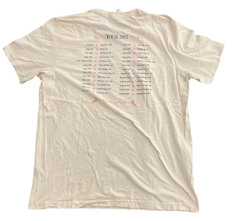 Garrison Keillor's A Prairie Home Companion 2013 Tour Tee XL (Vintage Apparel)