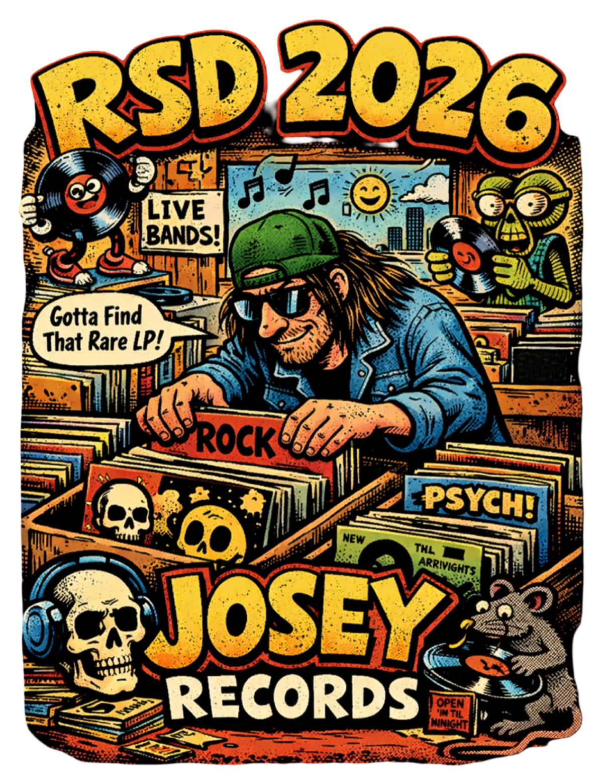 Josey Records Records Store Day 2026 Sticker