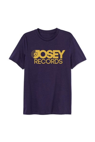 Josey Stacked Logo Tee [Yellow On Purple]