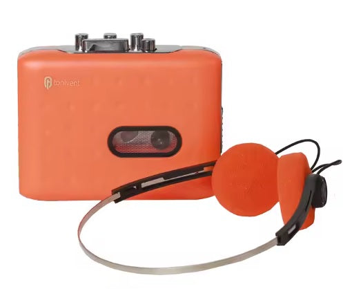 Portable Cassette Player Tape Recorder with Built-in Microphone/Tape t ...