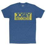 Josey Stacked Logo Tee [Yellow On Blue]